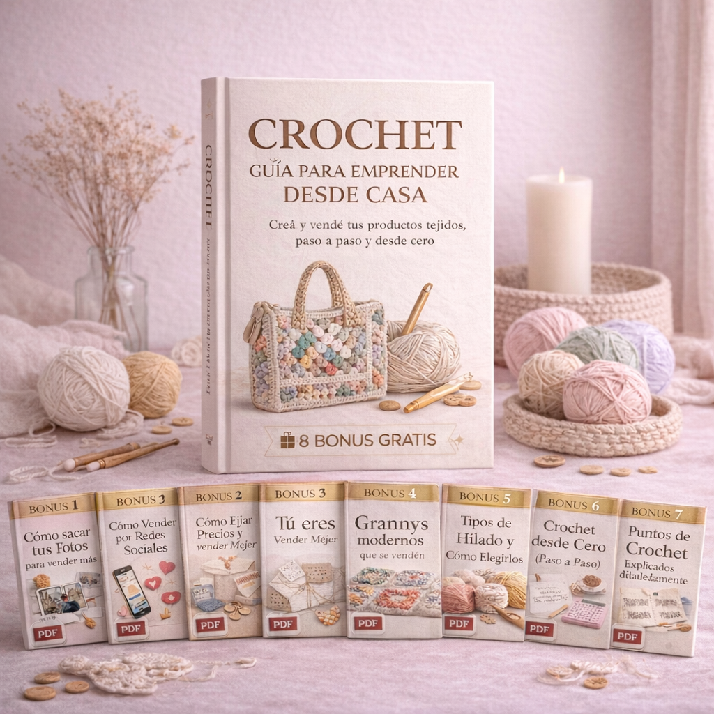Imperio Crochet + 8 Bonus de regalo 🎁